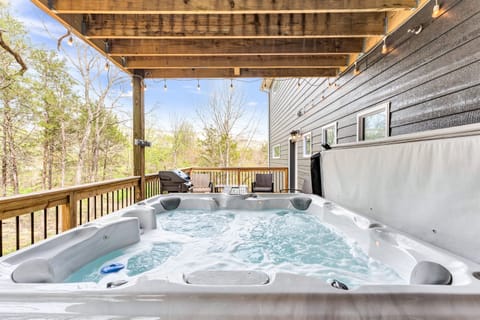 Hot Tub located on lower level