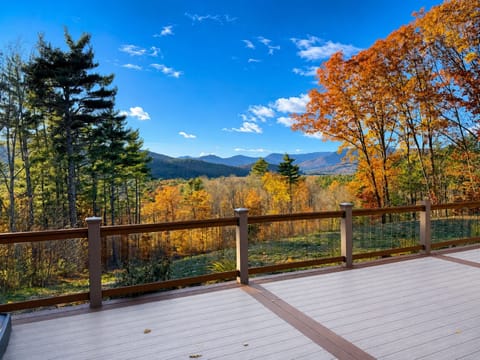 View of White Mountains from back deck