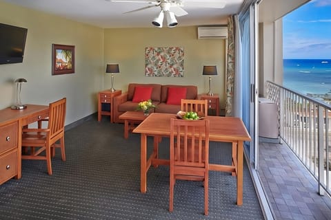 Unwind on the sofa after a sun-soaked beach day.