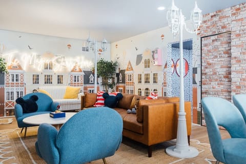 Hang out like you're inside the theme park! 