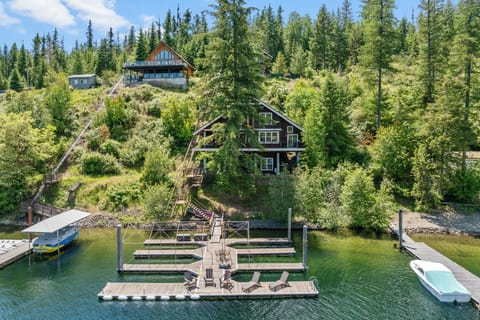 The home sits right on Echo Bay!