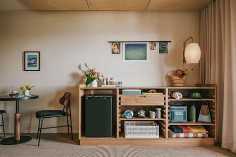 Snack and sip anytime with convenient in-room refreshments.