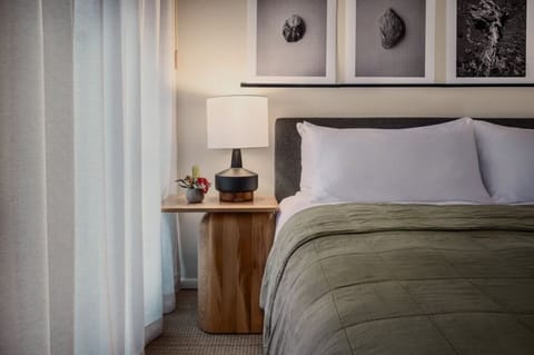 Start your day with a clean sink and modern lighting.