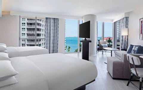 Bedroom. Interior and views may vary based on location and availability