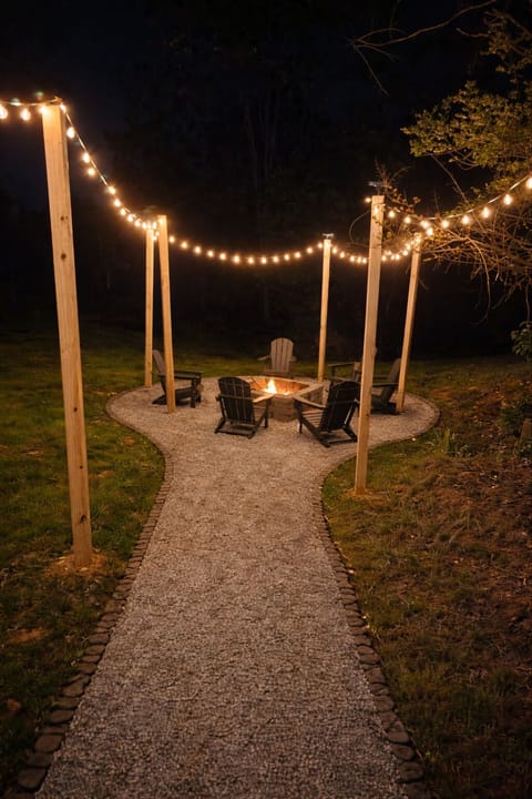Enjoy time with friends and family around the fire pit.