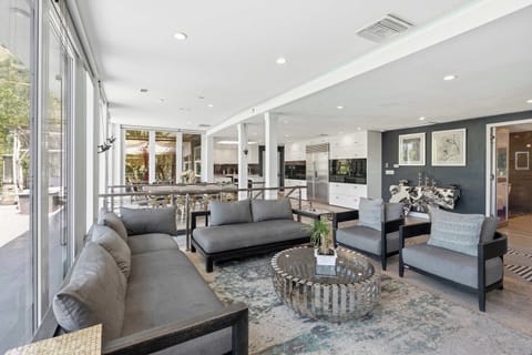 Open Living & Dining Area with Chef's Kitchen