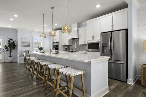 Open concept kitchen