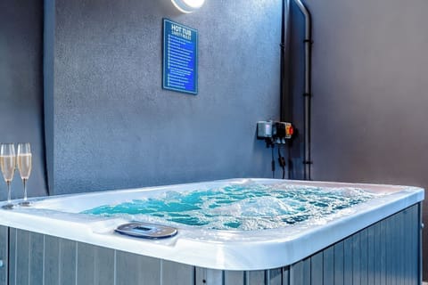 Private hot tub for relaxation and indulgence