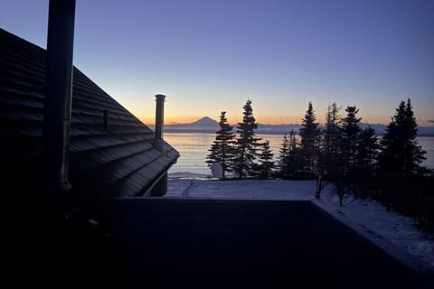 Midnight Sun over the Volcano
