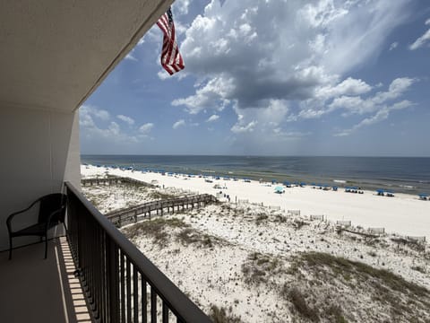 Actual balcony view looking East!