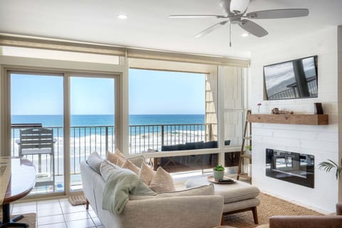 Panoramic ocean views from main level living area.