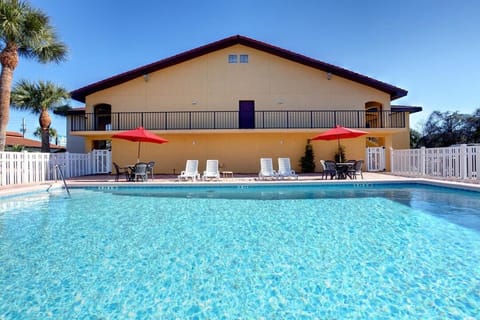 Start your stay with a refreshing swim in clear waters.