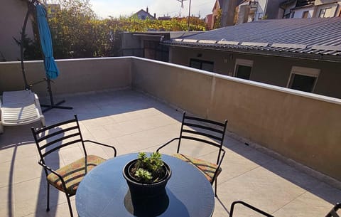 outside