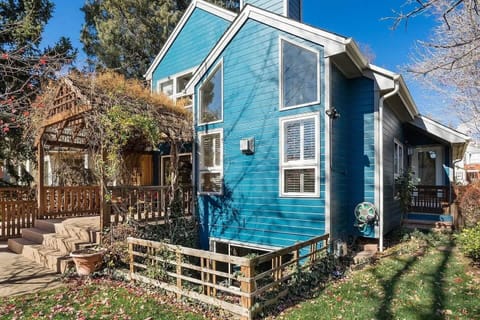 Fenced-in front yard