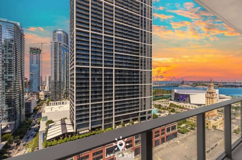 Apartment and balcony views 