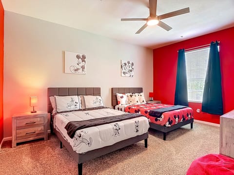 Fun Mickey-themed bedroom kids will love
