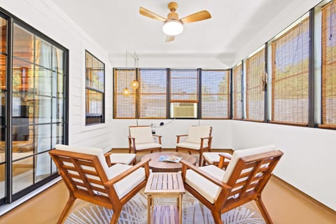 Sunroom for kicking back to relax