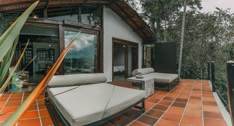 Bask on the private terrace with forest breezes and calm.