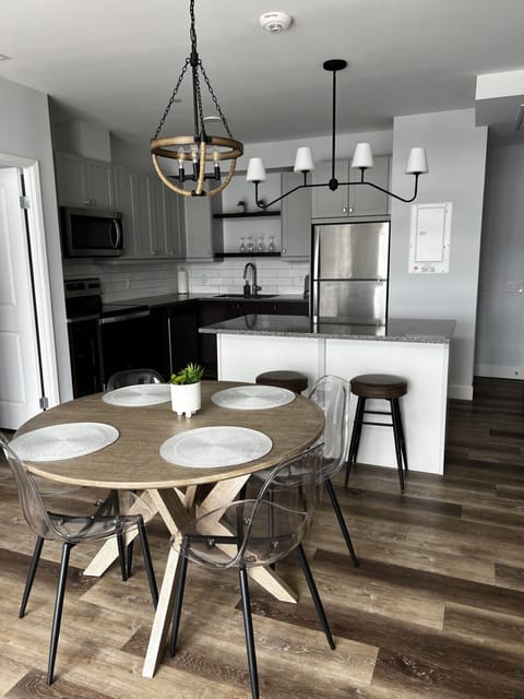 Modern kitchen with full appliances