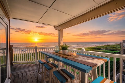 Outdoor dining area