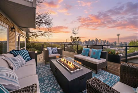 Sunset on the deck