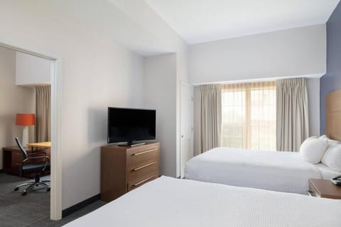 Rest easy with two beds and convenient in-room entertainment.