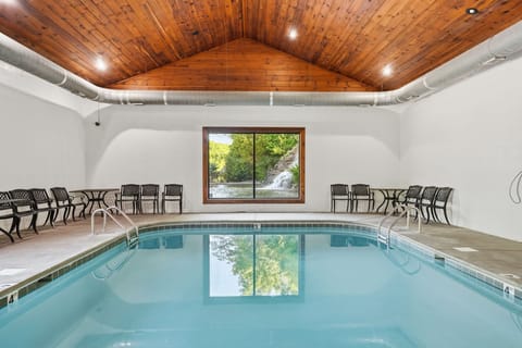 Resort amenity: Enjoy the indoor pool regardless of the weather!