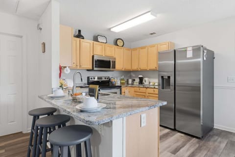 Indoors, Kitchen, Appliance, Refrigerator, Microwave