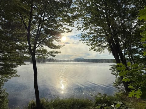 Dawn captured from lake patio outlook