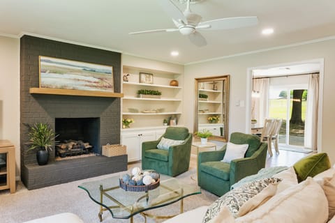 Living Room.  New furnishings.  55" Smart TV.  