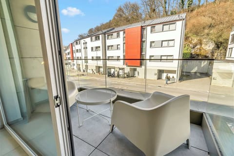 Balcony access from inside, seamlessly connecting indoor comfort with outdoor living.
