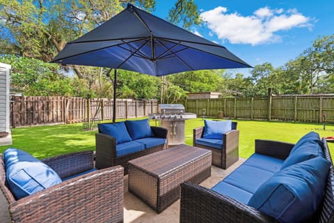 Relax in our private outdoor lounge, perfect for morning coffee or evening cocktails.