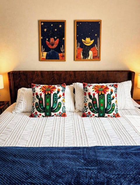 Drift off Texas-style in the large King master suite 🤠✨