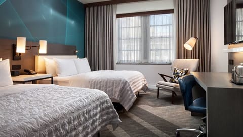 Settle into a serene room with space to recharge