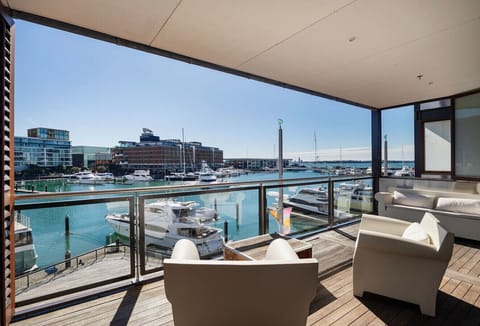 Stunning views over the marina from your private balcony