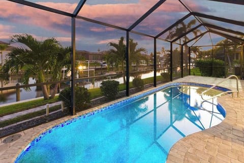 Pool area, perfect for swimming, relaxing, and enjoying time with family and friends. Pool heat is available October 1–May 1 for $32 + tax per day, with a 3-day minimum. Request at least 72 hours before arrival.