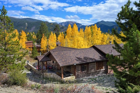 Colorful aspen and mountain views