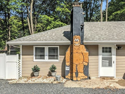 Stand next to Bigfoot and see how tall you are compared to him!