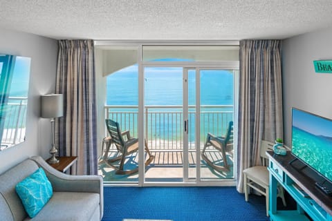 Beautiful oceanfront view from your penthouse suite!