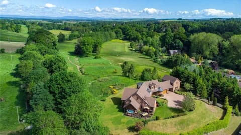 Ariel View - Greenside Lodge House is on the right side. 