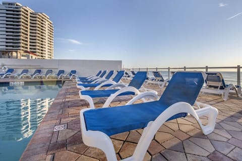 Stretch out poolside and savor warm breezes and ocean air.