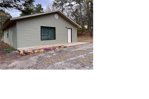 Level entry with exterior lighting