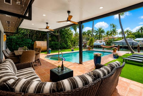 Easy, breezy poolside living