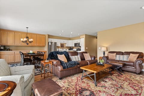 Living room with pull out sofa bed