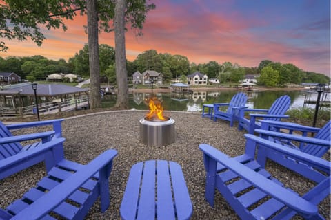 Welcome to Hazelton Haven. Solo Stove perfect for making s'mores after a long day on the lake.