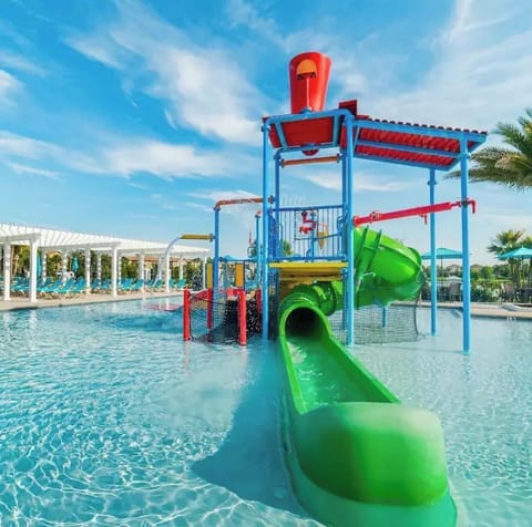 Slide down the water slide at our waterpark!