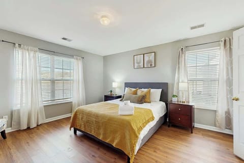 Charming Bedroom, bright, airy retreat with stylish decor and inviting views awaits you!