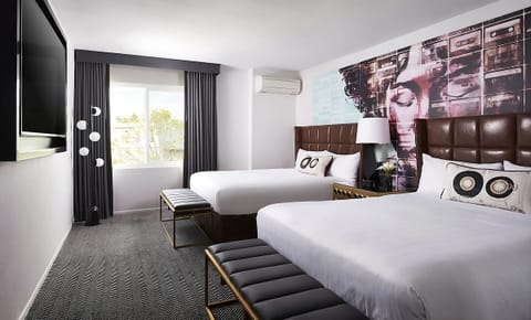 Settle in comfortably with spacious walkways and blackout drapes.