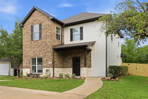 The Gathering Home`s front exterior.