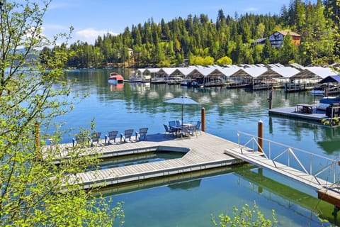 Private boat bock for your use~rent from Hayden Marina right next door!